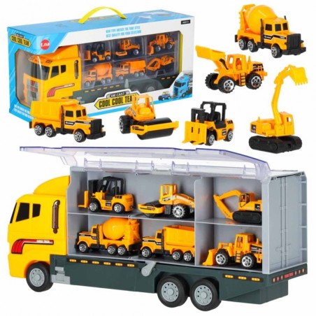 Transporter veoauto + metallist autod ehitusmasinad