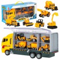 Transporter veoauto + metallist autod ehitusmasinad