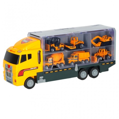 Transporter veoauto + metallist autod ehitusmasinad