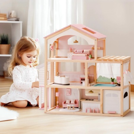 Puidust nukumaja Dreamy Pink