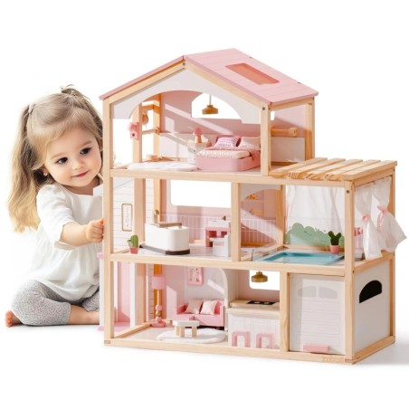 Puidust nukumaja Dreamy Pink