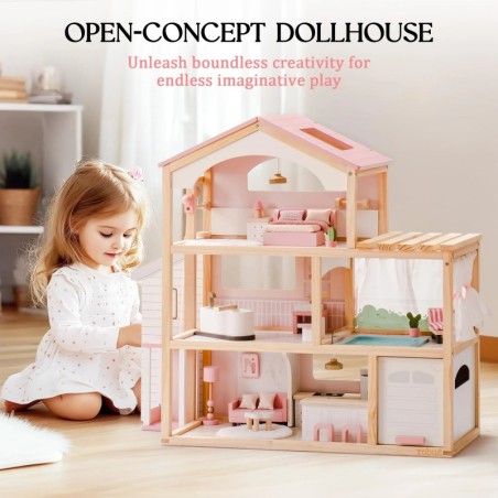 Puidust nukumaja Dreamy Pink