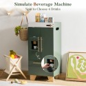 Puidust laste mängu külmkapp vintage green