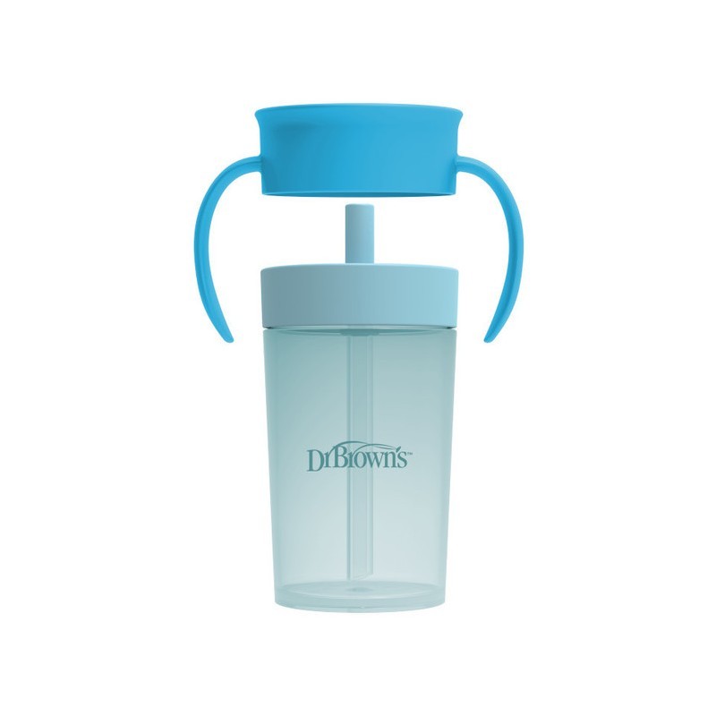 360° tass kõrrega 300ml SININE