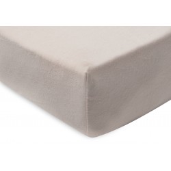 Kummiga lina jersey puuvill, 70x140 cm, pale pink