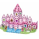 Magnetklotsid printsess paradiis roosa, 142 osaline