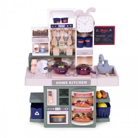 Lasteköök helidega, LED valgustid, aurugeneraator, 35 tarvikut
