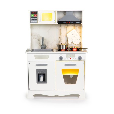 Puidust mänguköök lastele helidega LED + tarvikud