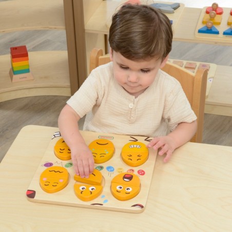 MASTERKIDZ puidust munad emotsioonide õppetahvel