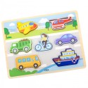 Viga puidust pusle monssori 2-in-1 figuursõidukid