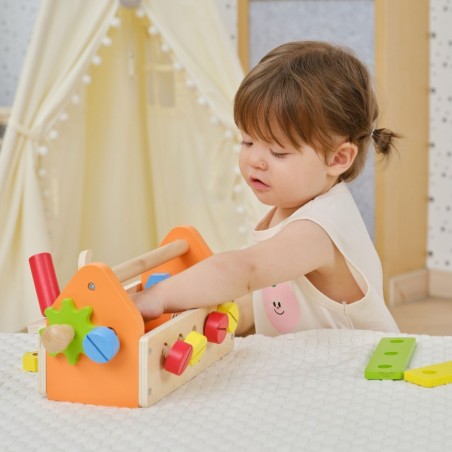 Tööriistakast puidust komplekt