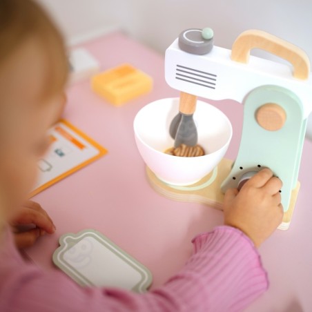 Puidust köögimikser koos tarvikutega 11 osa