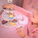 Maiustuste vaagen Puidust alus Tassikoogid Koogid