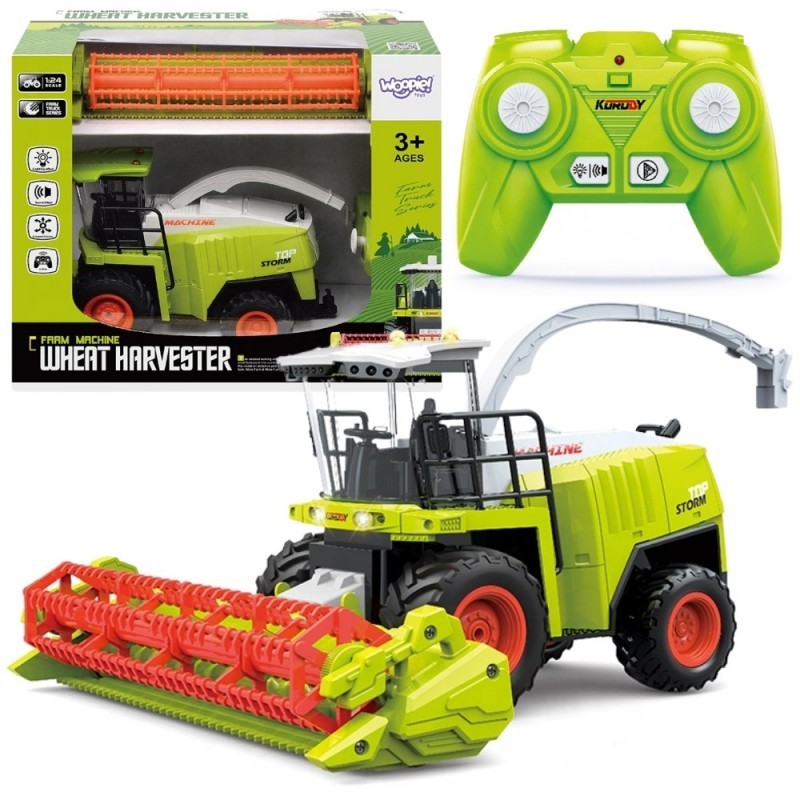 Kaugjuhitav puldiga harvesterikomplekt heleroheline