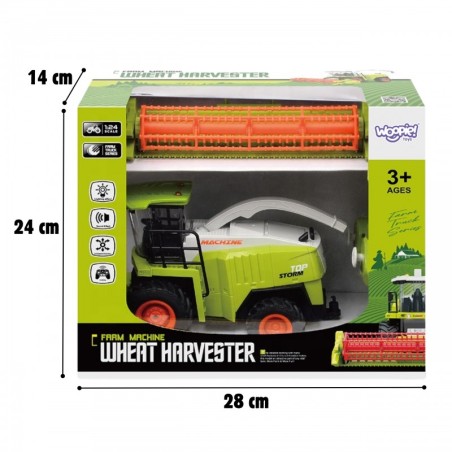 Kaugjuhitav puldiga harvesterikomplekt heleroheline