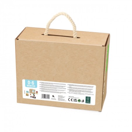 Mänguasjakast XXL Montessori õppekast 6in1 sensoorne kast 0–6 kuud