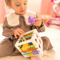 Paindlik Sensoorne Kuubiku Sorter Lastele Värvilised Kujundid 11 osa