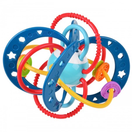 2-in-1 sensoorne beebimänguasi, hambad, kõrist, Montessori