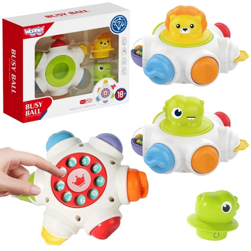 Beebimänguasi kosmoserakett – hariv sensoorne kuubik 18m+