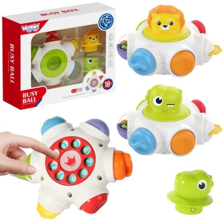 Beebimänguasi kosmoserakett – hariv sensoorne kuubik 18m+