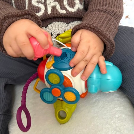 Beebimänguasi Montessori sensoorne kuubik 8 ühes