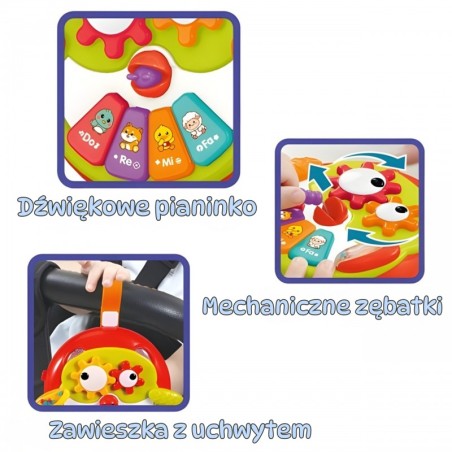 Beebimänguasi interaktiivne öökull klaverimänguasi kahiseva sabaga