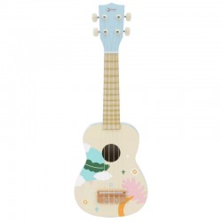 Puidust Ukulele kitarr lastele, sinine