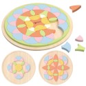 Pastell Mandala Montessori mosaiik lilled
