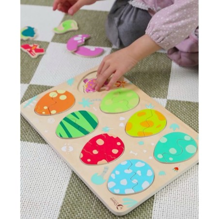 Puidust dinosauruste munade pusle