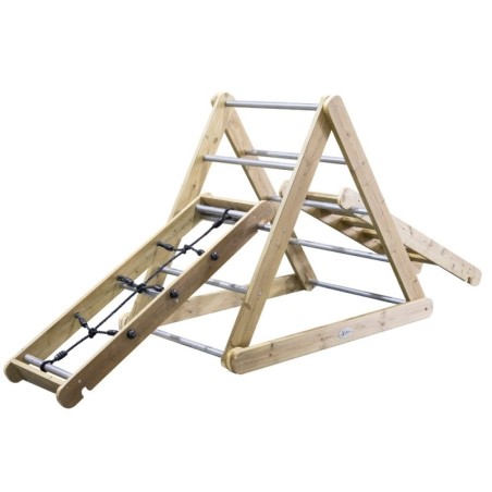 CLASSIC WORLD EDU puidust mänguväljak XL Montessori ronimisredeli komplekt