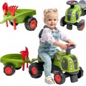 FALK Claas 470 Arion traktor Ride-on Green koos haagise + liivakomplektiga