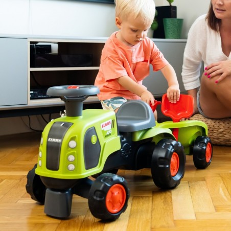 FALK Claas 470 Arion traktor Ride-on Green koos haagise + liivakomplektiga