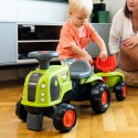 FALK Claas 470 Arion traktor Ride-on Green koos haagise + liivakomplektiga