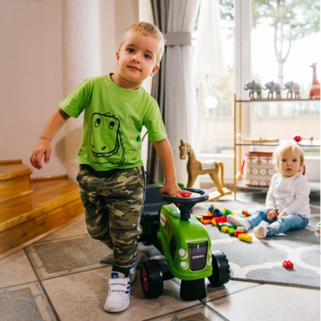 FALK Baby Claas roheline traktor haagisega + tarvikud alates 1 aastast