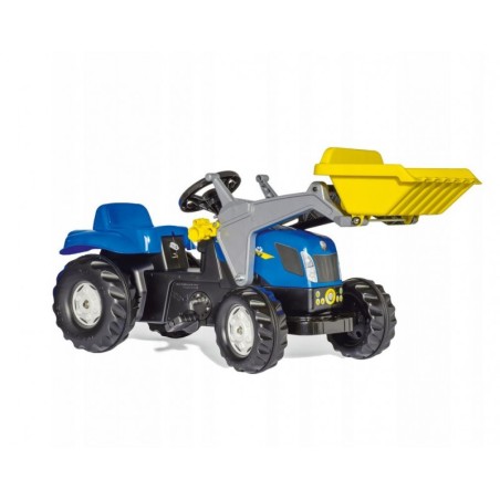 RollyKid-X New Holland Traktor kopa ja haagisega sinise