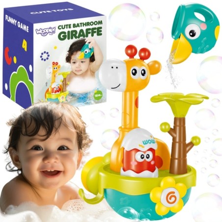 Beebi kaelkirjak vannimänguasi iminapa ja lehtriga