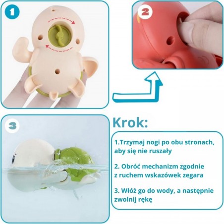 Kilpkonn, ujuv vannimänguasi, sinine