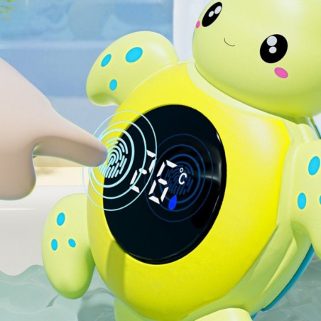 Beebi 2-in-1 vannitermomeeter vee ja toatemperatuuri mõõtmiseks kilpkonn