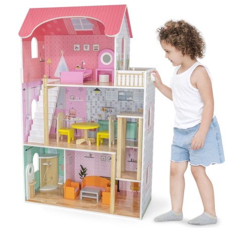 VIGA Large Wooden Dollhouse
