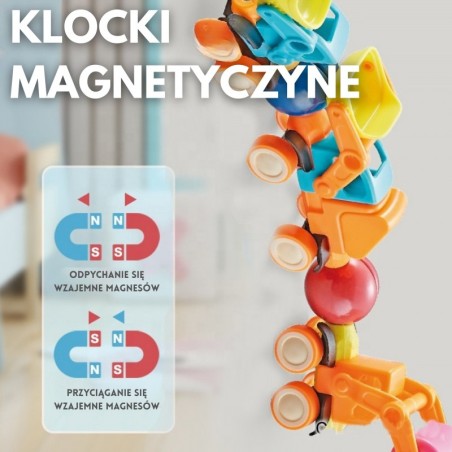 WOOPIE magnetilised ehitusklotsid Sõidukid 52 tk.
