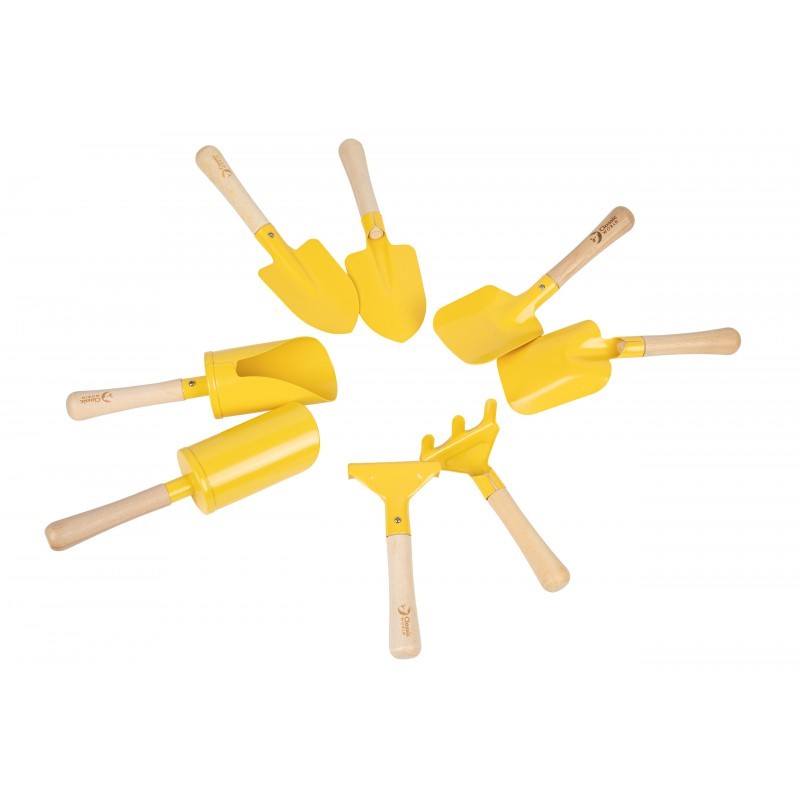 CLASSIC WORLD EDU metallist liiva- ja aiatööriistade komplekt 8 tk.