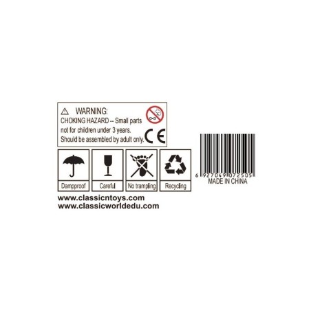 CLASSIC WORLD Värvilised ämbrid 8 tk.