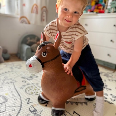 WOOPIE kummist hüppeloom hobune + pump