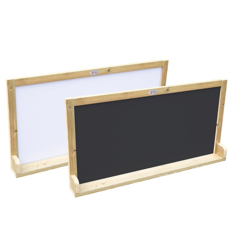 CLASSIC WORLD EDU puidust kahepoolne kriiditahvel – magnetiline hariv