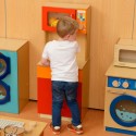MASTERKIDZ Puidust köögiriiul Köögikapp + Mikrolaineahi
