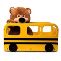 Laste mänguasjakast buss, kollane