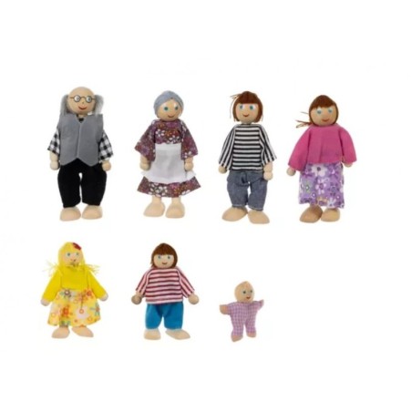 Nukumaja nukud perekond 7 tk