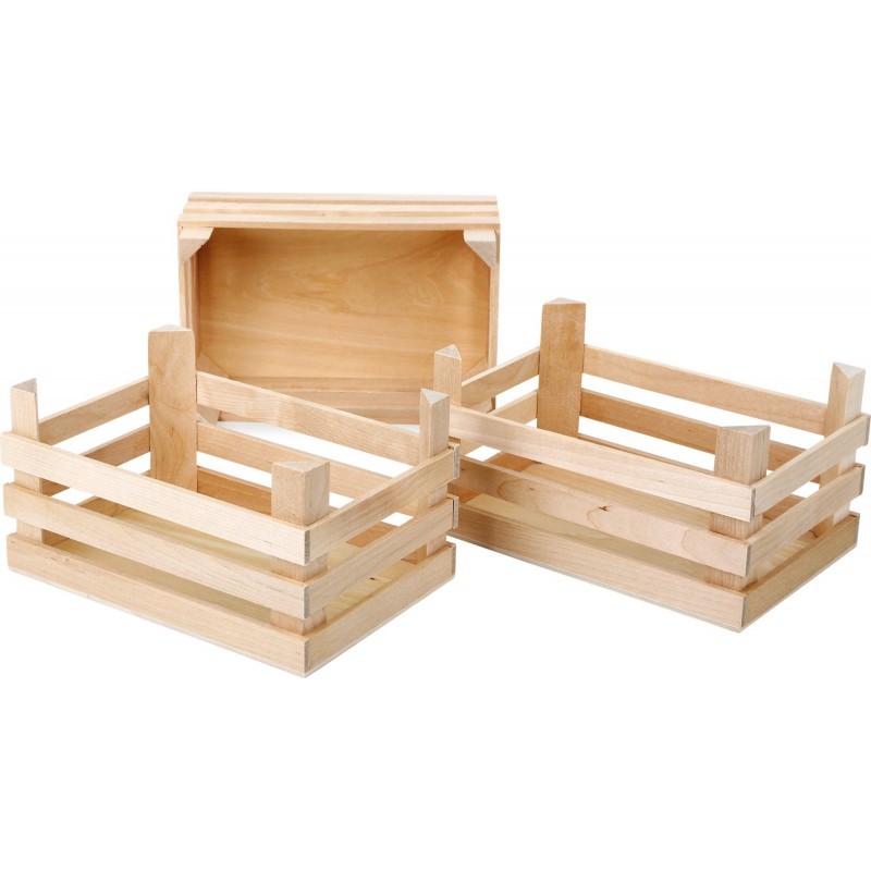Suur kast, loodus, komplektis 3 tk
