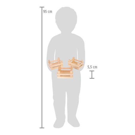 Väike karp, loodus, komplektis 3 tk