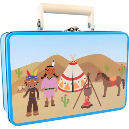 Indiaanlase kohvri komplekt